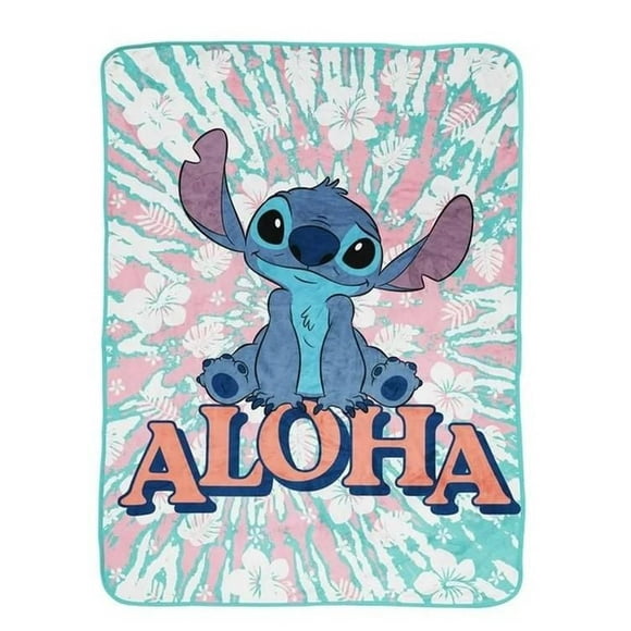 Lilo & Stitch Island Vibes Fleece Throw, 46" x 60"