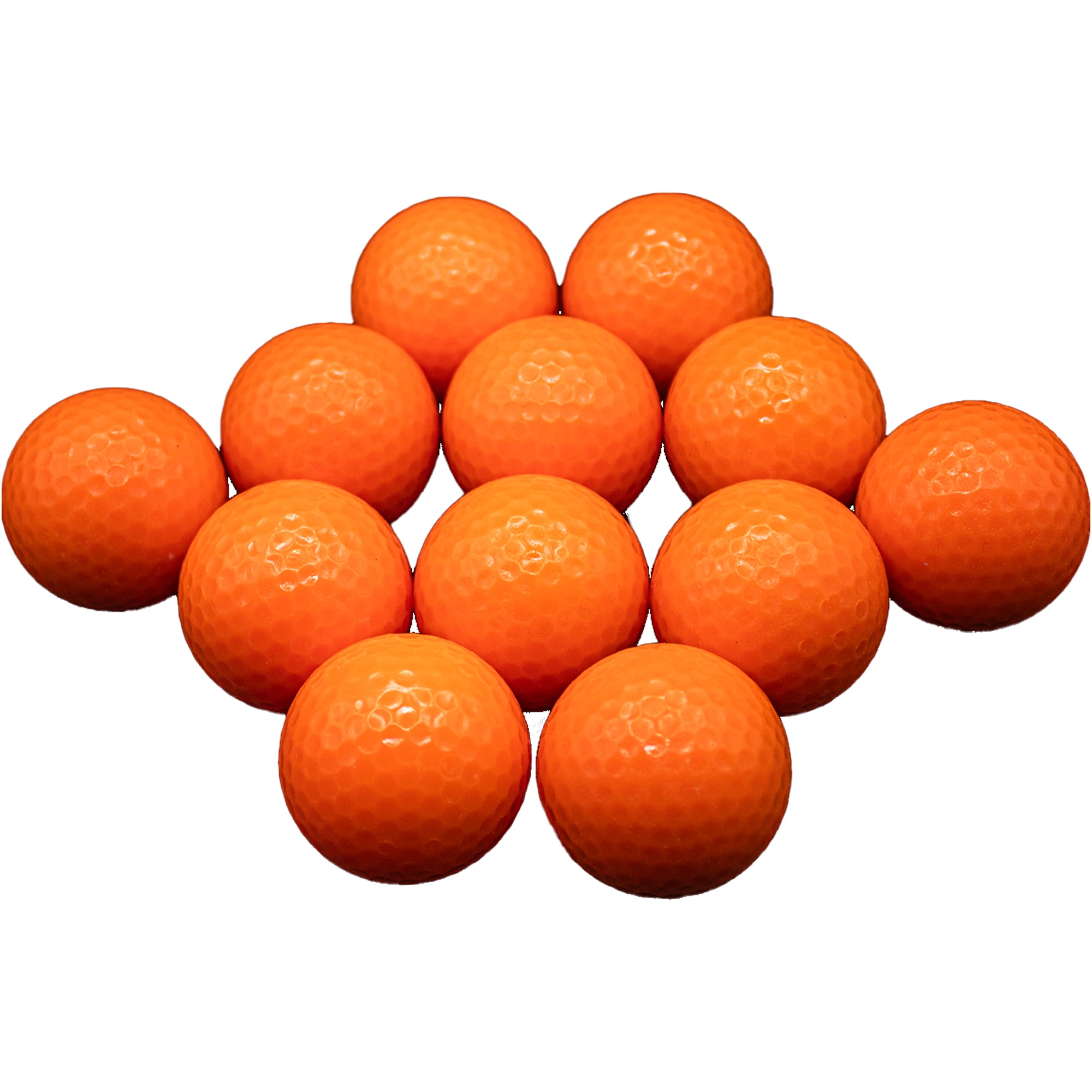 Blacklight Orange Golf Balls – 12 Pack – High-Visibility by GBM Golf
