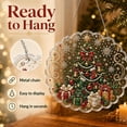 thumbnail image 3 of Christmas Tree Pearl Diamond Art Hanging Ornament Kit (Style 6, 12in) | DIY Pearl Painting Kits Suncatchers, 3D Mixed-Size Pearls Holiday Wall Decor for Windows, Trees, Walls and Holiday Gifts, 3 of 7