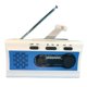 thumbnail image 3 of Emergency Weather Radio with LED Flashlight Power Bank SOS Alarm Hand Crank Radio Portable Weather Radio for Hurricane Supplies, 3 of 9