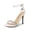 WHITE-RHINESTONE, variant on Women's Open Toe High Heels Stiletto Heeled Sandals Sexy Dressy Shoes