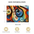 thumbnail image 2 of Nawypu Abstract Music and Rhythm Abstract Canvas Art Print, 2 of 5