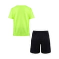 thumbnail image 6 of Gubotare Kids Active Short Set Little Boys Short Sleeve Dropsets T-Shirt and Shorts 2 Piece Set,11-12 Years Green, 6 of 9