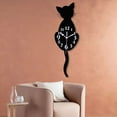 thumbnail image 3 of Wall Clock with Swinging Tail Decorative Acrylic Operated Easy to Read for Indoor Hotel Home Cafe Decor, 3 of 9