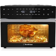 Beelicious 32 Quart Air Fryer Ovens, Extra Large Air Fryer with Rotisserie and Dehydrator, 19-in-1 Toaster Oven Convection Oven Combo, 6 Accessories