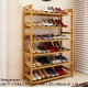 thumbnail image 1 of Zapatero de madera de bambú de 6 niveles Zimtown Contemporáneo, 1 of 5