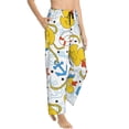 thumbnail image 2 of Fotbe Ducks and Anchors Women's Pajama Pants,Sleepwear Pants,Pj Bottoms Drawstring And Pockets-Small, 2 of 9