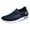 Blue, variant on TOWED22 Men's Slip On Sneakers Breathable Stretch Mesh Walking Shoes Lightweight Slip-Resistant Fashion Sneakers(Black,8.5)