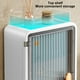 thumbnail image 4 of Wall Mounted Tissue Box | Large Drawer Bathroom Storage Organizer | Detachable Plastic Shelf | Space Saving Sticker Installation | Transparent Lid | 1 Pack | 14.37x7.87x4.29 in | Multipurpose Holder, 4 of 7