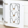 thumbnail image 2 of 2 Pack Pot Lid Organizer Rack - 3 Tier Pot Lids Holder Wall Mounted Lid Rack, 2 of 7