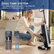 Tineco FloorWasher 5 ممسحة لاسلكية رطبة/جافة ومكنسة كهربائية للأرضيات الصلبة مع التنظيف الذاتي