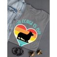 thumbnail image 3 of My Corgi Is My Valentine Vintage T-Shirt Women -Image by Shutterstock, Female 3X-Large, 3 of 4