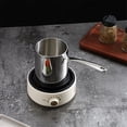 thumbnail image 4 of Butter Warmer Turkish Coffee Pot Milk Warmer Pot Mini Saucepan with Spout Tri-Ply Stainless Steel (15.8oz/450ml), 4 of 5