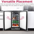thumbnail image 5 of Frigidaire 3 Cu. ft. Built-in Fridge, 82L Frost-Free Beverage Fridge, Stainless Steel, 5 of 11