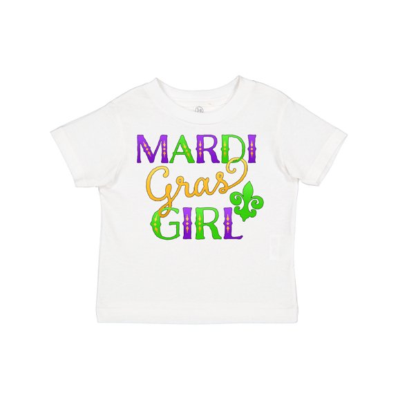 Inktastic Mardi Gras Girl Girls Toddler T-Shirt