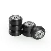 Creality 3D POM Plastic Pulley Kit Round Wheel Roller Mute and Wear-Resistant for CR 10 Series CR-6 SE 3D Printer ,3PCS/Set ,Black