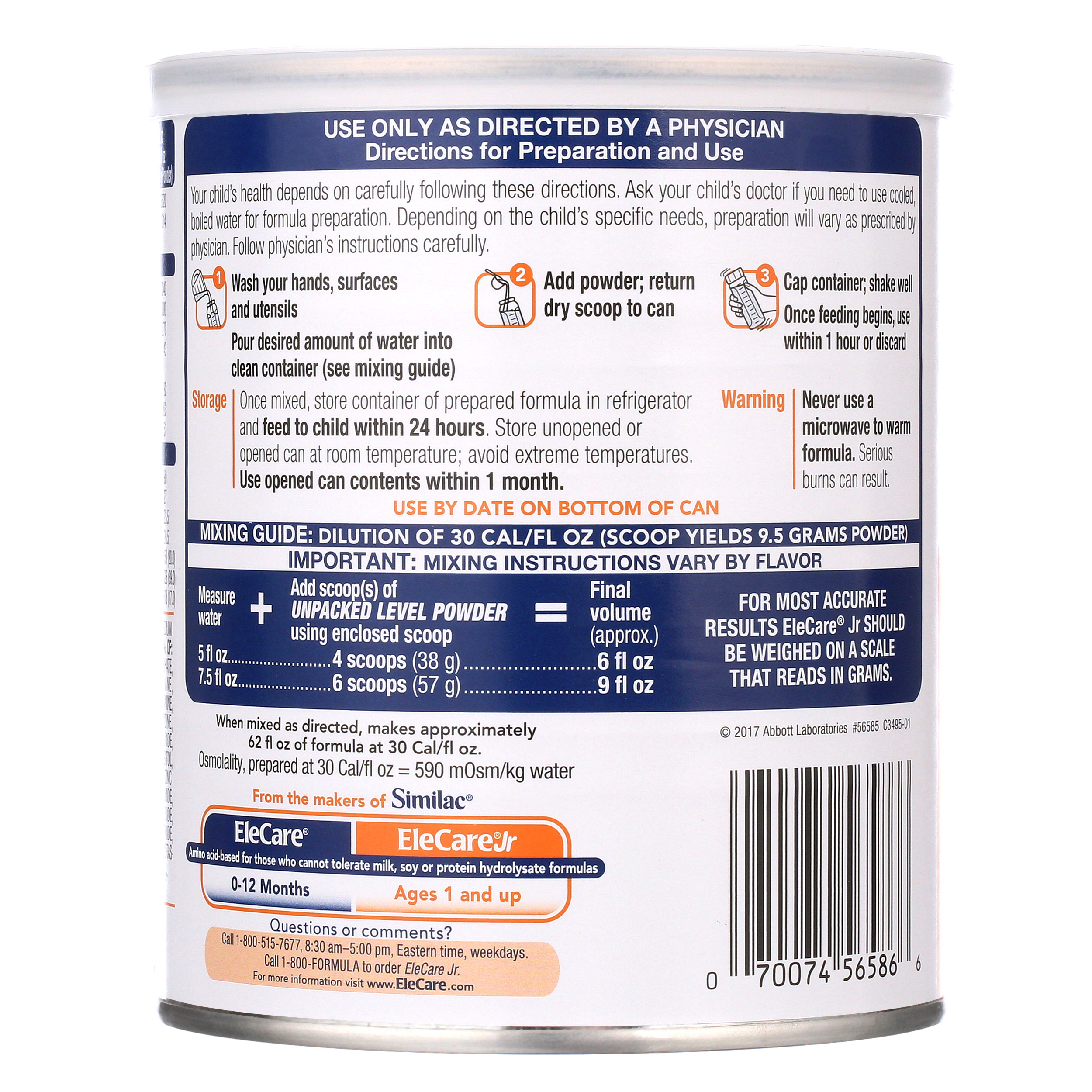 elecare formula walmart