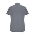 thumbnail image 4 of ZVNAΖH Men's Quarter Zip Stand Up Collar Pullover Summer Casual Short Sleeve T-shirts Comfy Solid Daily Tops Active Tee, 4 of 5