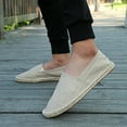 thumbnail image 2 of Men's Breathable Solid Color Korean Version Trendy Casual Comfortable Lightweight Linen Sole Sneakers Comfortable Shoes For Men, 2 of 8