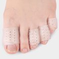 thumbnail image 3 of Seitruly 10 pares de apertura perforada no fácilmente protector del talón resistente al desgaste doble apertura perforada lavable Cuidado de los pies 5CM S, 3 of 6