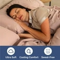thumbnail image 4 of Queen Size 4 Piece Sheet Set - Comfy Breathable & Cooling Bed Sheets Set - Hotel Luxury Bedding for Women, Men, Kids & Teens - Deep Pockets, Easy Secure Fit, Soft and Wrinkle Free - Oeko-Tex - White, 4 of 8