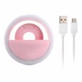thumbnail image 1 of amdohai Mobile Phone Selfie Light USB Rechargeable Pink LED Supplementary Lamp, 1 of 9