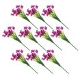 thumbnail image 2 of ColoMX Flor de simulación de 10 piezas Flor de jarrón violeta artificial Flor decorativa, 2 of 7