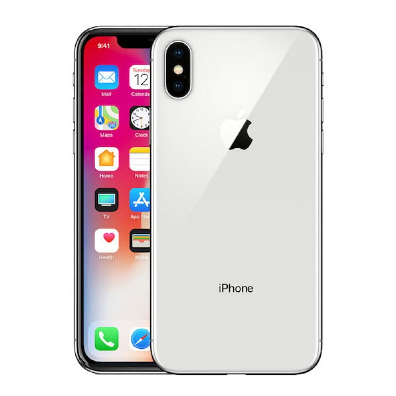 apple iphone x silver 64 gb