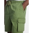 thumbnail image 3 of George Men's and Big Men's E Waist Cargo Shorts, 8" Inseam, Sizes S-3XL, 3 of 5