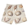thumbnail image 7 of FORMRS Boys Swim Trunks Quick Dry Mesh Liner Boardshorts Sizes XS-XL, Watercolor Seashells, 7 of 7