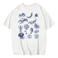thumbnail image 3 of T-shirt Décontracté Imprimé à Col Rond à Manches Courtes Ample pour Femme T-Shirt de Sport pour Femme T-Shirts de Marche pour Femme Chemises pour Femme T-Shirt d'Été pour Femme T-Shirt à Manches Courtes à Manches Longues pour Femme T-Shirt de Course pour Femme Tennis pour Femmes, 3 of 3