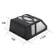 thumbnail image 4 of Fiudx Lámpara Led Solar para Jardín, Decoración de Pared Exterior, Opciones de Luz Blanco Frío y Blanco Cálido, Resistente Al Agua Ip44, Batería Recargable, Iluminación para Patio y Jardín, Tamaño 11, 4 of 4