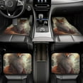 thumbnail image 6 of Sikiie Mystic Fox With Halo Car Foot Mat Set of 4 Pieces Basics Universal Fit Rubber Carpet Floor Mats For Car SUV Van & Truck, 26.8"L x 17.3"W (Front), 13"L x 17.3"W(Rear), 6 of 6