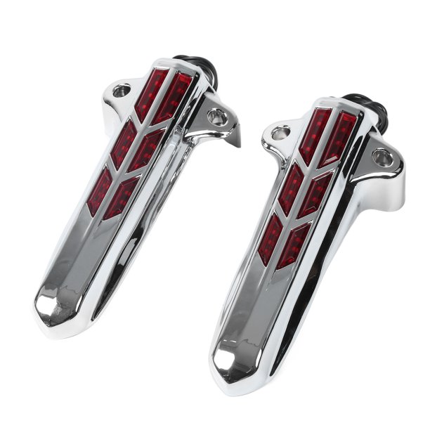Aramox 12V motocicleta horquilla delantera inferior deslizador de pierna reemplazo de chapado de luz LED para EFI Road Street 2014-2019 ANGGREK Otros