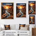 thumbnail image 4 of Designart "Majestic Stormy Landscape" Landscape & Nature Floater Framed Canvas Print, 4 of 7