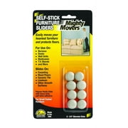 Furniture Sliders, Self-adhesive, Beige, 8/Pack