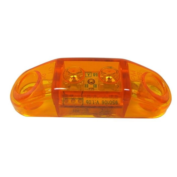 Peterson Manufacturing PEM168A A Mené les Lumières Minces de Dégagement et de Marqueur Latéral&44; Ambre