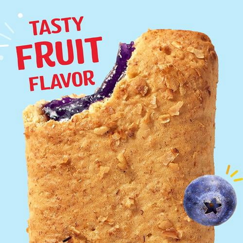 Nutri-Grain Soft Baked Breakfast Bars, Kids Snacks, Whole Grain, Value Pack, Blueberry, 20.8Oz Box (16 Bars) - Pack of 2