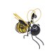 thumbnail image 1 of Decoración de jardín con farol solar, decoración solar colgante de abeja, decoraciones para insectos al aire libre, impermeable y estéticamente agradable (amarillo0, 1 of 7