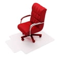 thumbnail image 4 of Cleartex Advantagemat PVC Clear Chair mat for Hard Floor, Rectangular with Front Lipped Area for Under Desk Protection(48" X 60"), 4 of 6