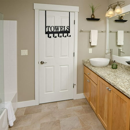 Door Hook Hanger Bathroom Towel Racks, Where To Hang Towel Rack In Bathroom