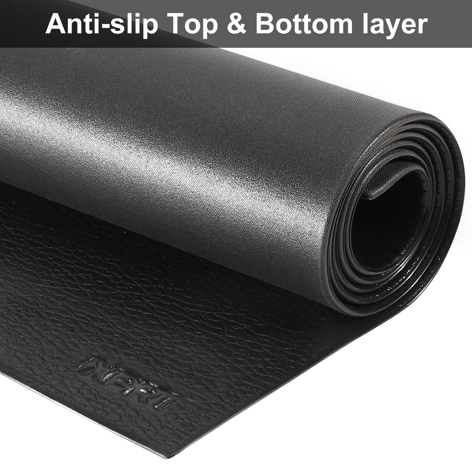 XPRT Fitness High-Density Equipment Treadmill Exercise Bike Fitness Mat for Hardwood and Carpet 3 Ft. x 6.5 Ft., Extra Thick, 6 mm
