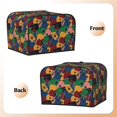 thumbnail image 3 of Rateoe Colored Guitars Pattern Toaster Covers 4 Slice Wide Slot,Bread Machine Cover,Bread Dust Cover & Fingerprint Protection,Appliance Covers, 3 of 6