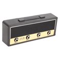 thumbnail image 4 of Colgador de llaves de pared estilo amplificador de guitarra con 4 llaveros con enchufe de guitarra, 4 of 14