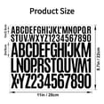 thumbnail image 4 of Jiepuxiter Stickers de vinilo con letras y números, 780 piezas, impermeables, 4 of 8