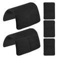thumbnail image 5 of Dznils 5 Pcs Sofa Headrest Cover Sherpa Armrest Cover Furniture Protector with Pocket, Dark Gray, 5 of 11