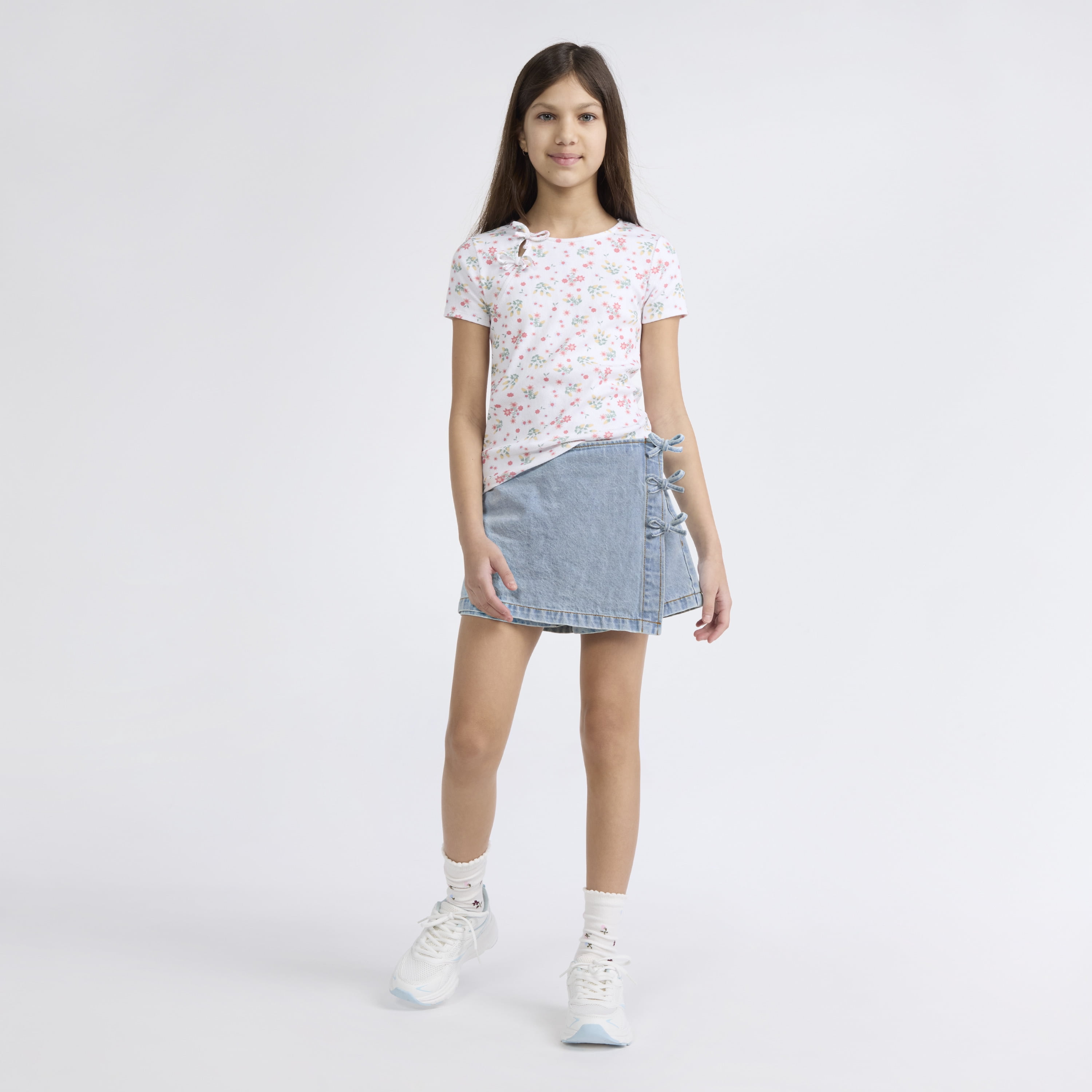 Levi Strauss Signature Girls Denim Skort, Sizes 5-16