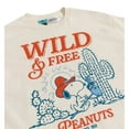 thumbnail image 3 of Peanuts  Adult Wild And Free Snoopy T-Shirt, 3 of 4
