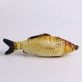 thumbnail image 4 of Jouet Chat Drôle Poisson en Peluche simulation Fournitures Chat Menthe, 4 of 7