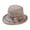 501_Khaki, variant on Fedora Hats for Women Retro Classic Soft Panama Short Brim Elegant Bucket Hat Khaki